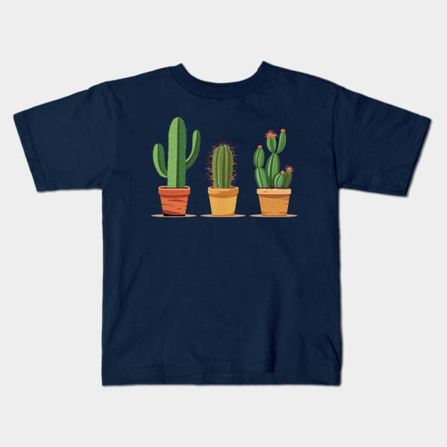 cactus Kids T-Shirt by Flowerandteenager